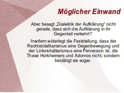 Möglicher Einwand