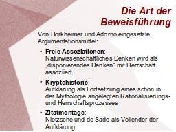 Eingesetzte Assoziationstechniken