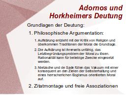 Grundlagen der Deutung
