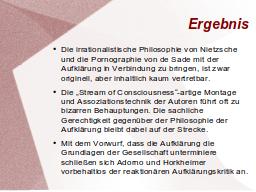 Ergebnis