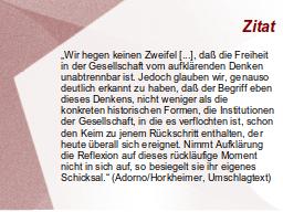 Zitat zum Aufklärungsbegriff