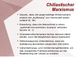 chiliastischer Marxismus