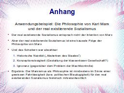 Marx und der real existierende Sozialismus